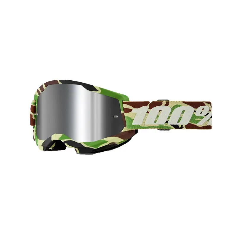 Ordina Subito Maschera 100% Strata 2 War Camo specchiato argento-