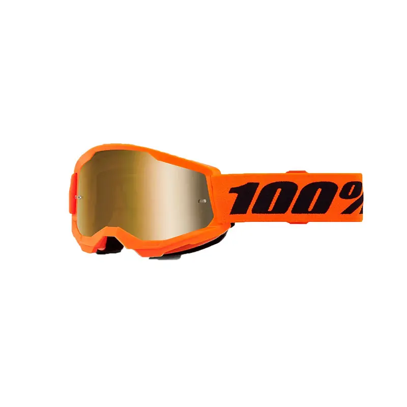 Maschera 100% Strata 2 Youth neon arancio oro- Soddisfatti O Rimborsati