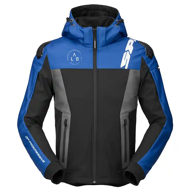 Nuova Collezione Giacca Spidi Hoodie Warrior blu-2XL