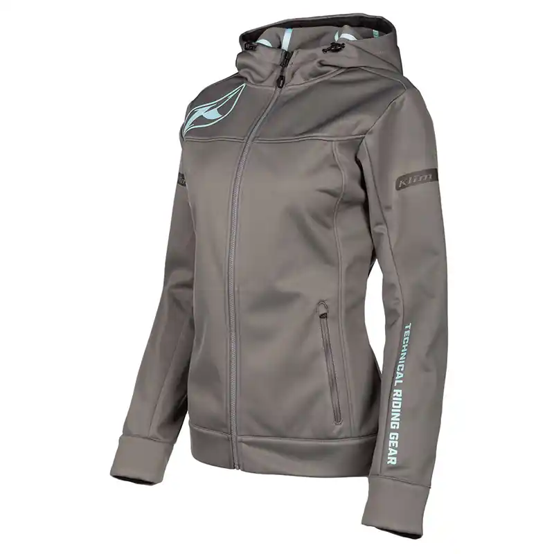 Non Perdere Felpa Donna Klim Evolution Hoodie grigio-M