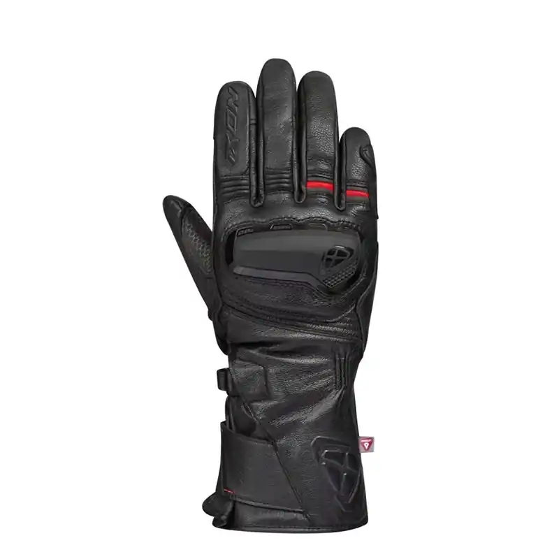 Affare Guanti Ixon Pro Miles nero rosso-S