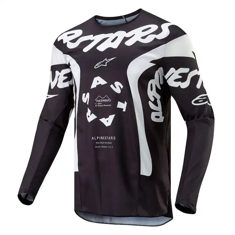 Di Tendenza Maglia Alpinestars Racer Hana 2024 nero bianco-L