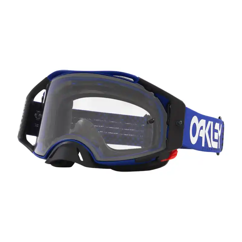 Pagamento Sicuro Maschera Oakley Airbrake Mx Moto B1B blu-