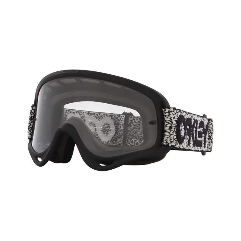 Promozione Esclusiva Maschera Oakley O Frame MX Moto grigio crackle-
