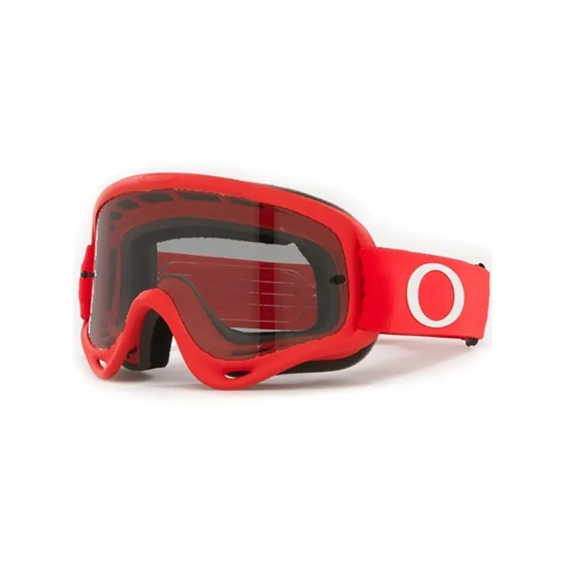 Maschera Oakley O Frame MX Moto rosso lente grigio- Promozione
