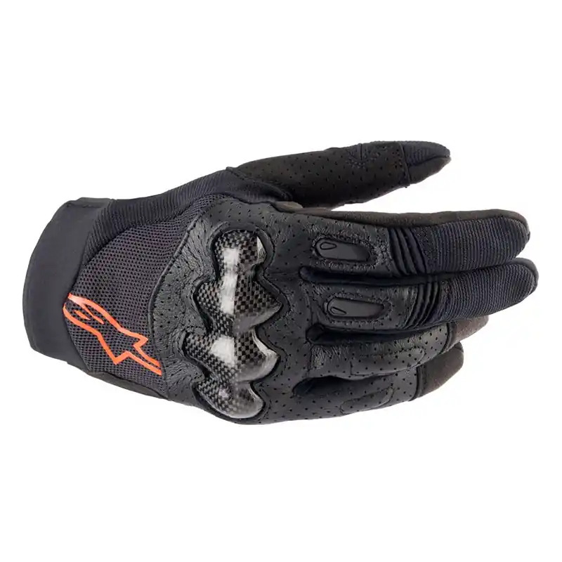 Subito Disponibile Guanti Alpinestars Megawatt nero rosso fluo-S