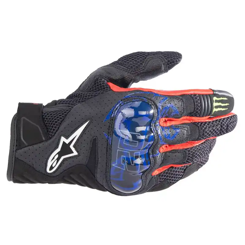 Guanti Alpinestars FQ20 Smx-1 Air V2 Monster blu-S Di Tendenza