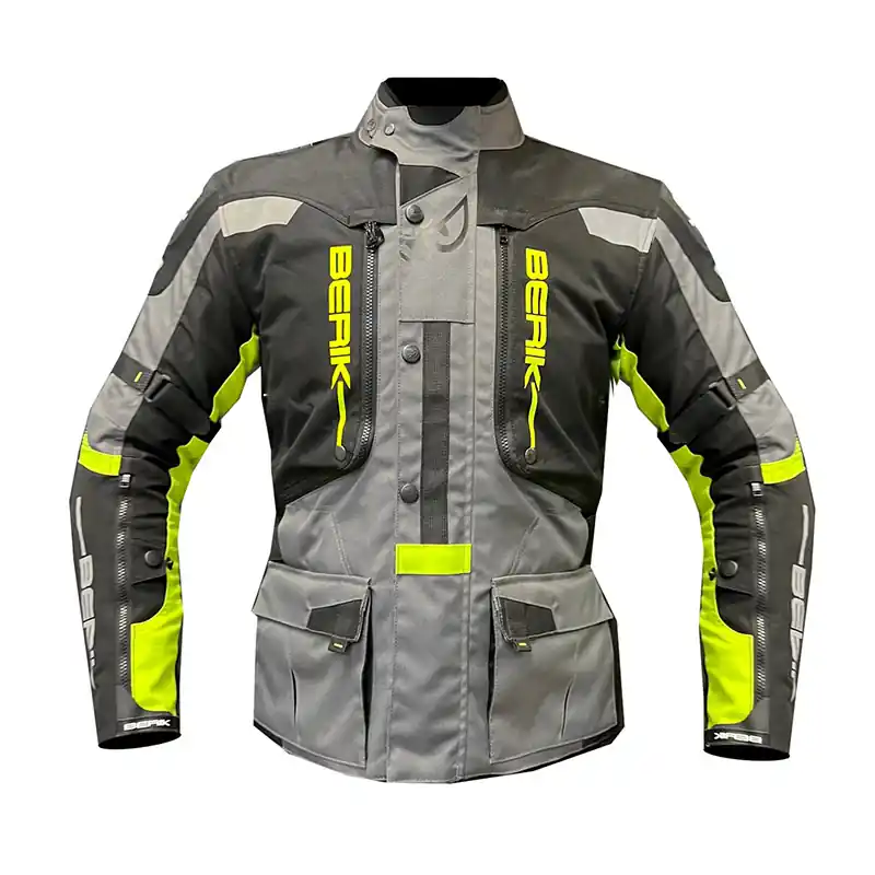 Offerta Del Giorno Giacca Berik Adventure nero grigio giallo-48