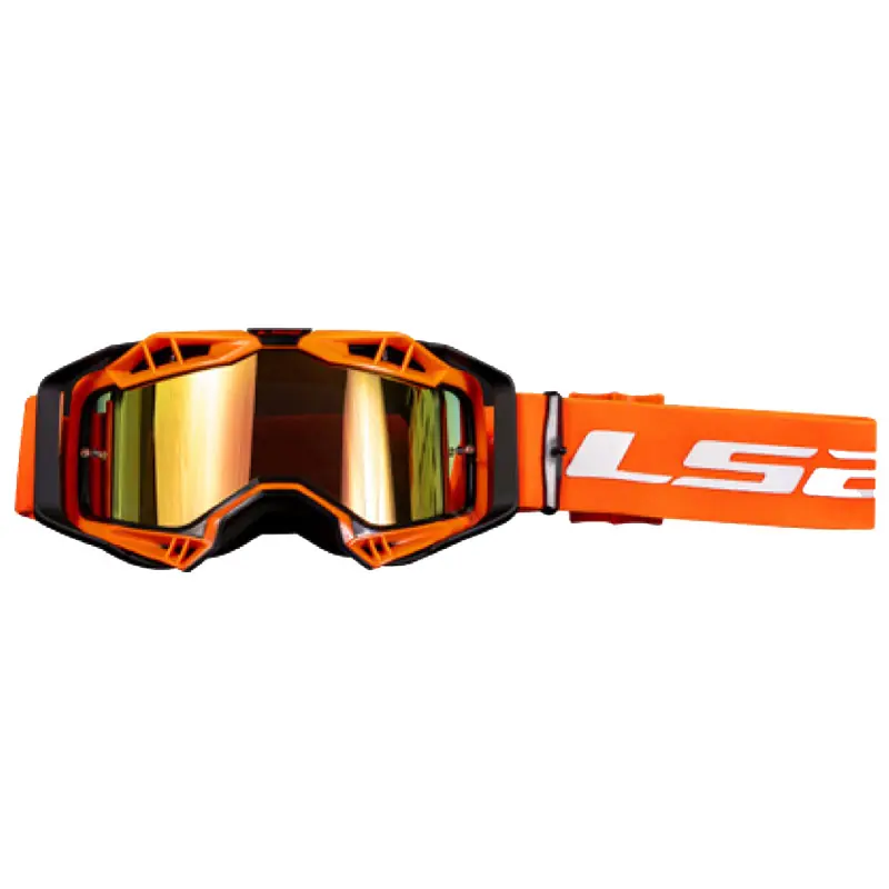 Super Prezzo Maschera LS2 Aura Pro nero arancio-