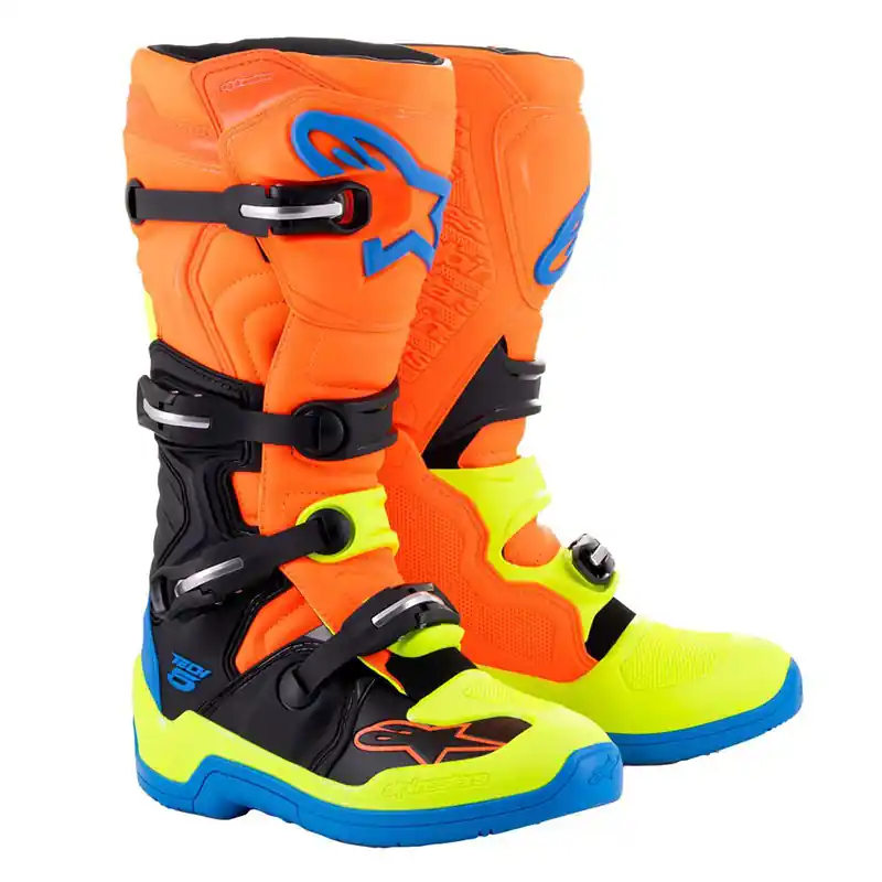 Solo Oggi Stivali Alpinestars Tech 5 arancio blu giallo-9