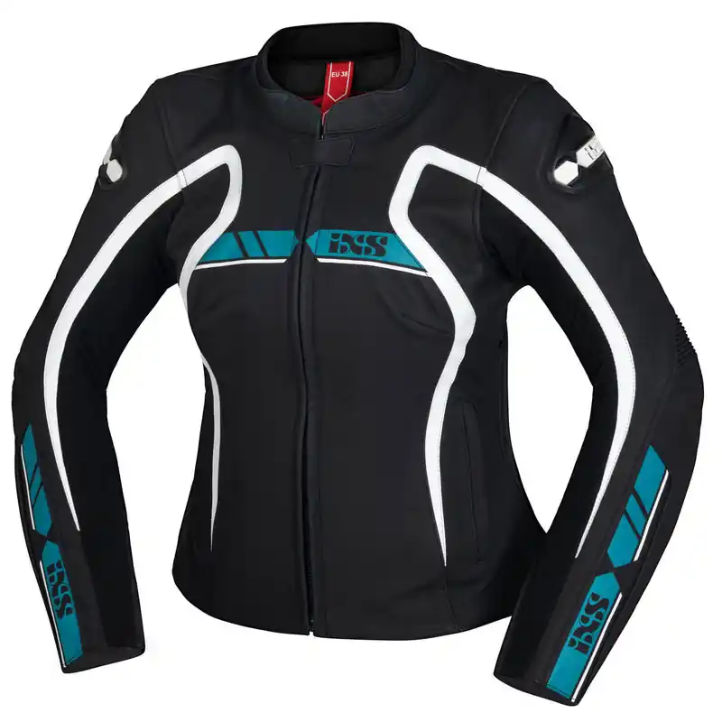 Affare Giacca Pelle Donna IXS Sport LD RS-600 1.0 turchese-36