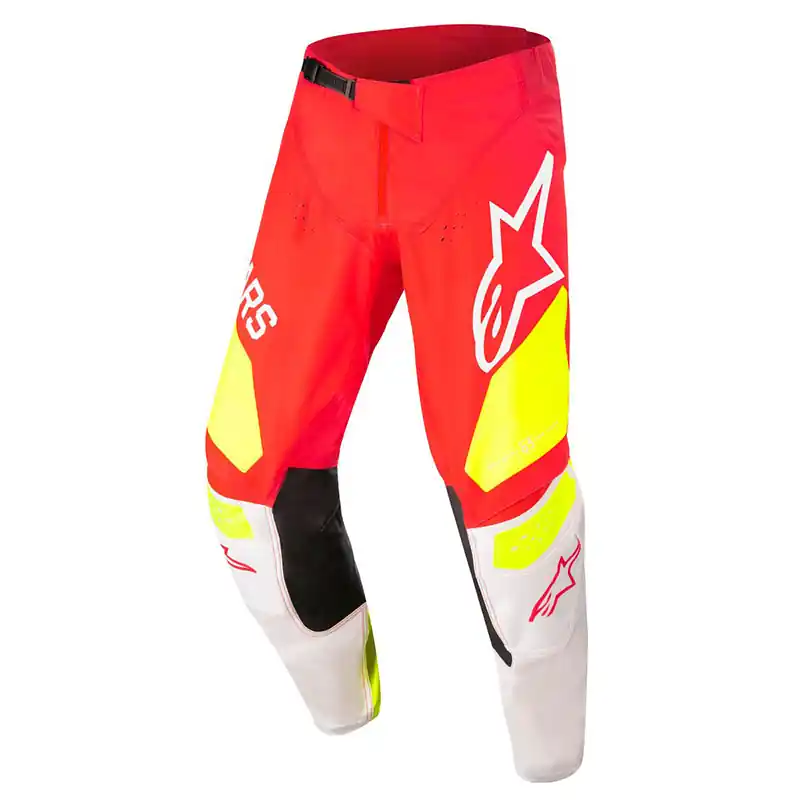 Pantaloni Alpinestars Techstar Factory 2022 rosso-32 Pagamento Sicuro