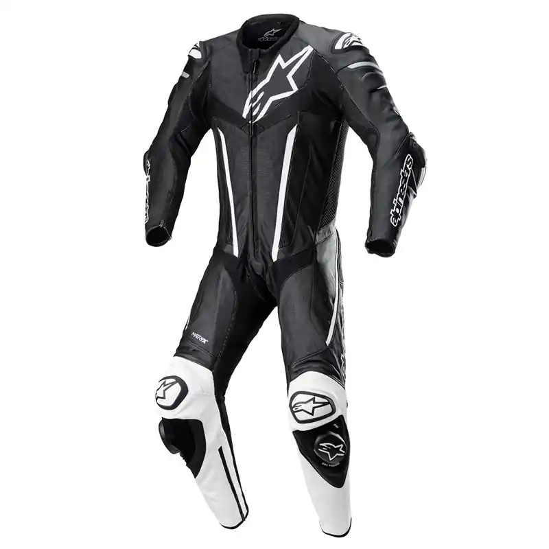 Tuta Intera Alpinestars Fusion nero bianco-50 Spedizione Espresso