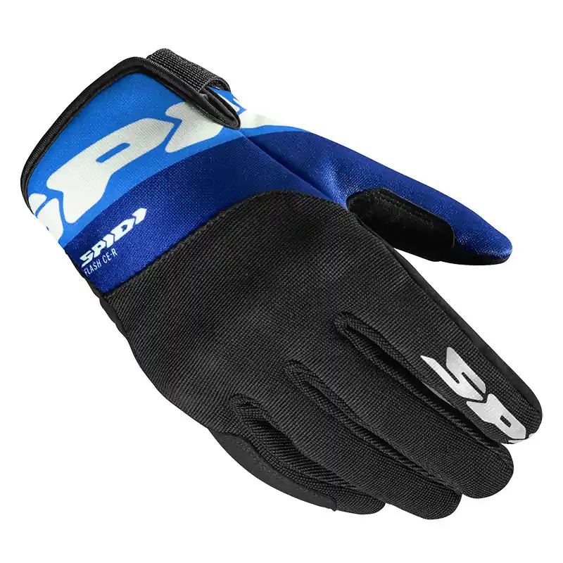 Guanti Spidi Flash-Kp blu bianco-S Occasione Imperdibile