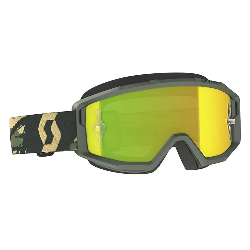 Maschera Scott Primal camo kaki lente giallo- Prezzo Ridotto