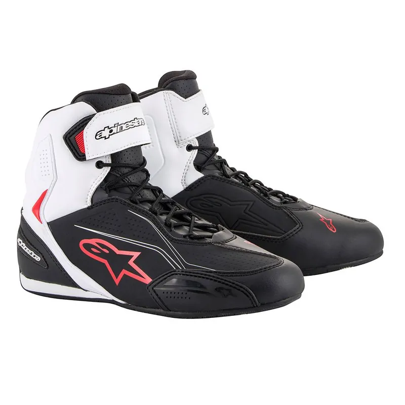 Scarpe Alpinestars Faster 3 nero bianco rosso-9,5 Prezzo Di Fabbrica