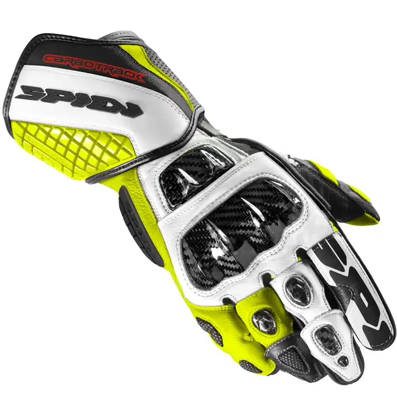 Saldi Guanti Moto Spidi Carbo Track Evo giallo-2XL