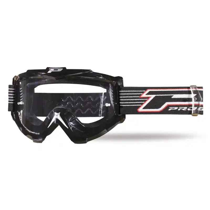 Più Venduto Maschera Progrip 3301 nero Lente chiara-