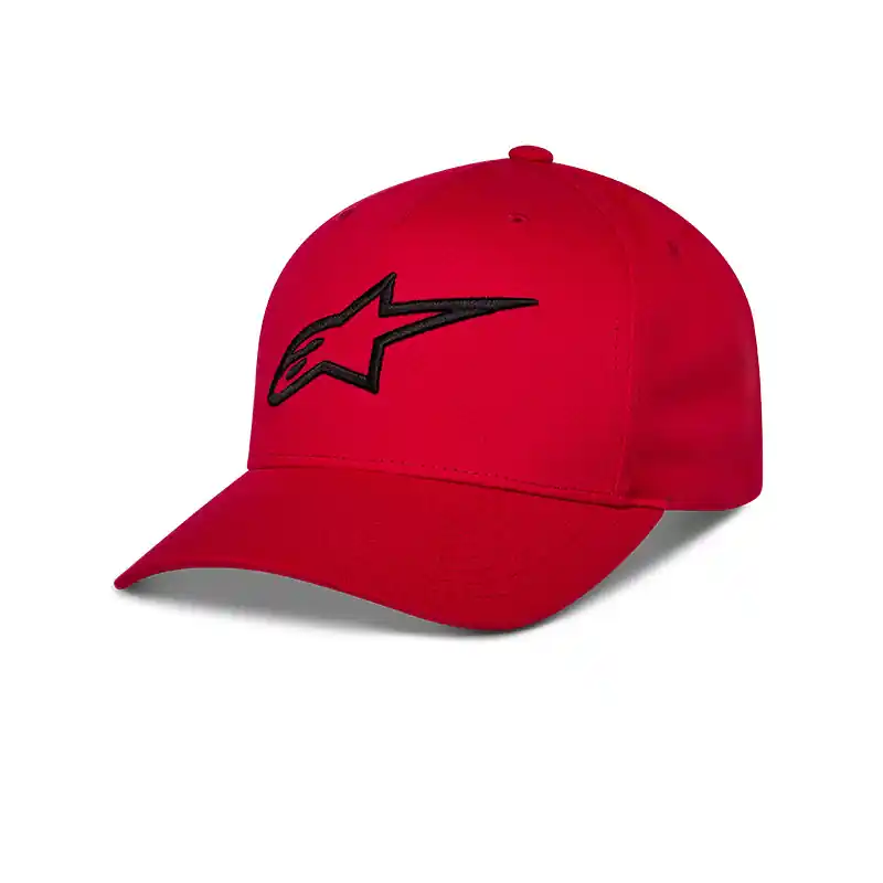 Professionale Cappellino Alpinestars Ageless Snapback rosso-
