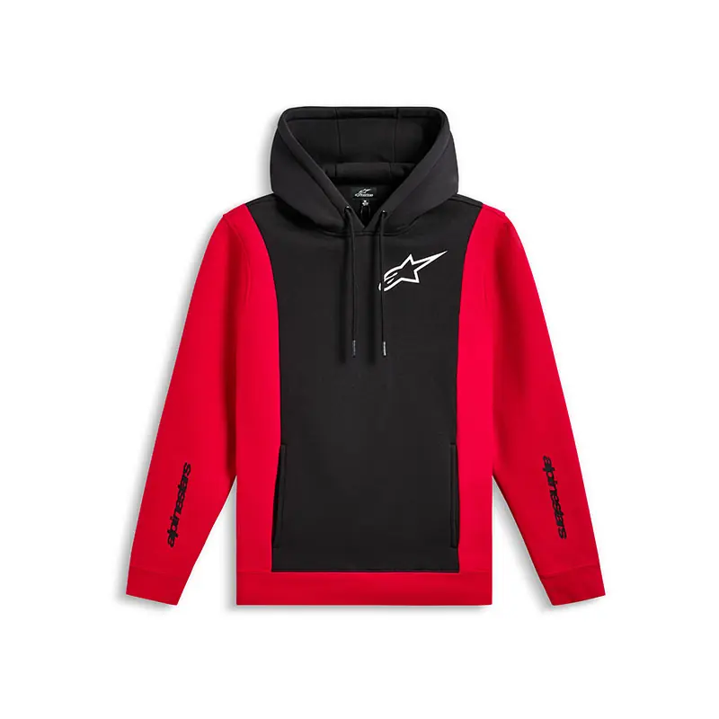 Felpa Alpinestars Ignite Hoodie nero rosso- Bestseller