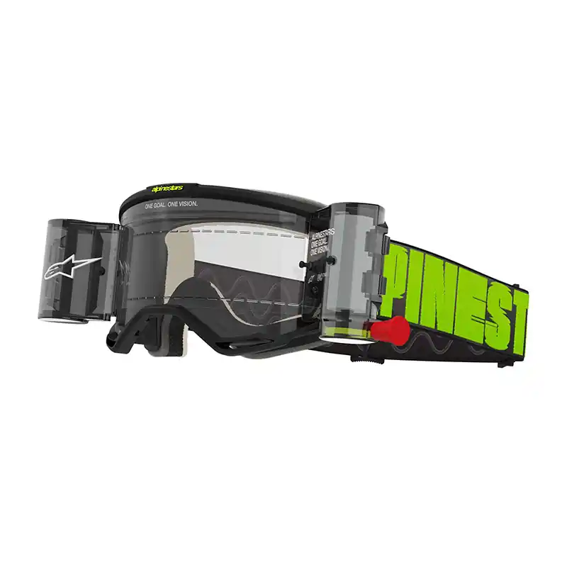 Scelto Dai Clienti Maschera Alpinestars Vision 5 Hollow Roll Off charcoal-