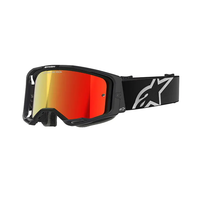 Vendita Finale Maschera Alpinestars Vision 8 Corp nero rosso-
