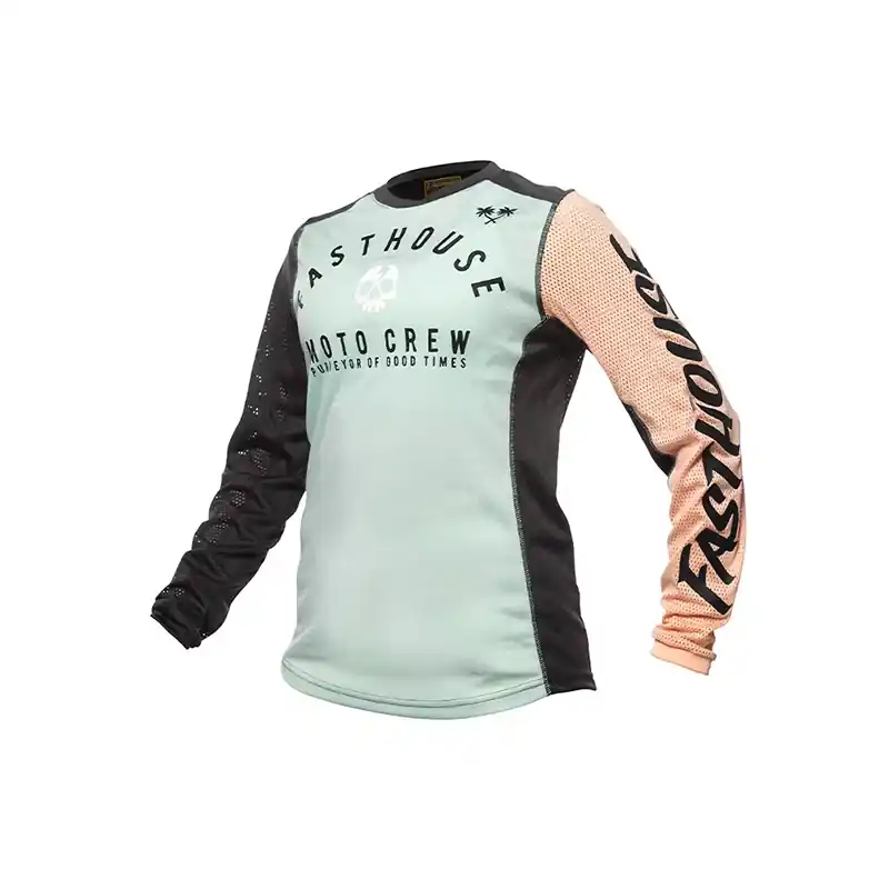 Nuovo Arrivo Maglia Donna Fasthouse Grindhouse Air Cooled menta-