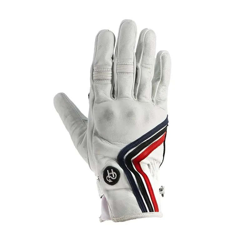 Guanti Pelle Helstons Line Ete bianco- Nuova Collezione
