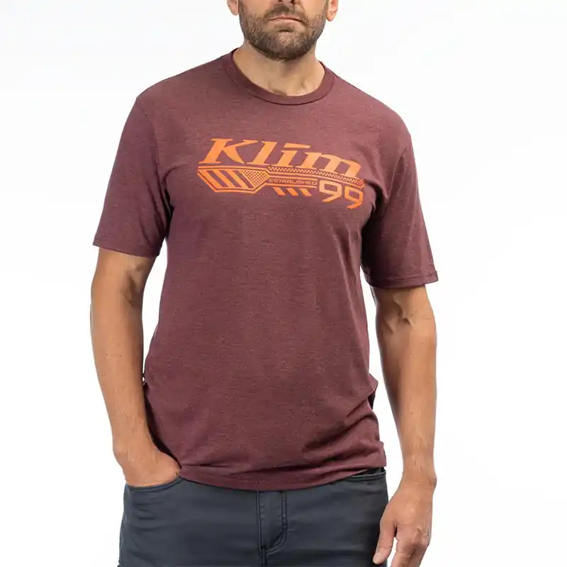 Solo Oggi Maglia Klim Foundation Tri-Blend rosso-