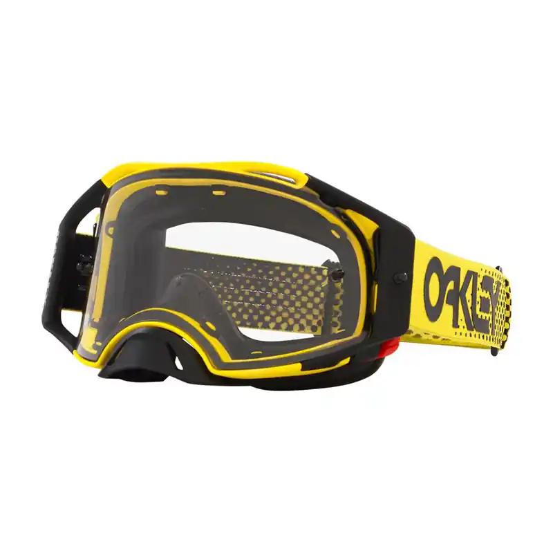 Maschera Oakley Airbrake Mx Moto B1B giallo- Popolare