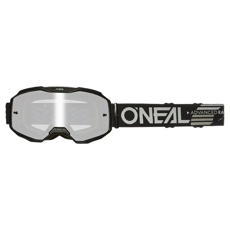 Maschera O Neal B-10 Solid Mirror nero argento- Saldi