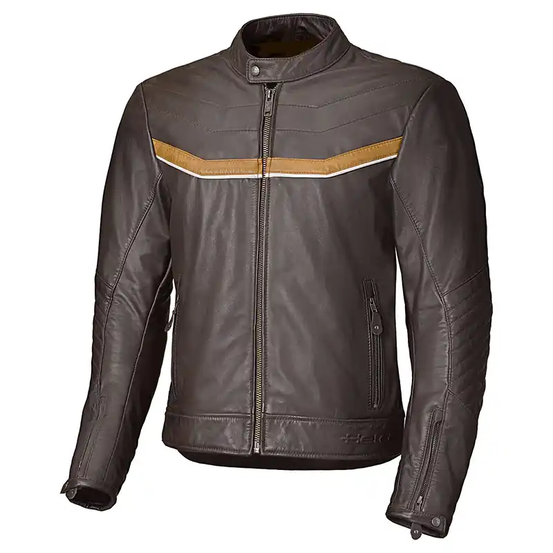 Ultimissimo Modello Giacca Pelle Held Heyden marrone beige-