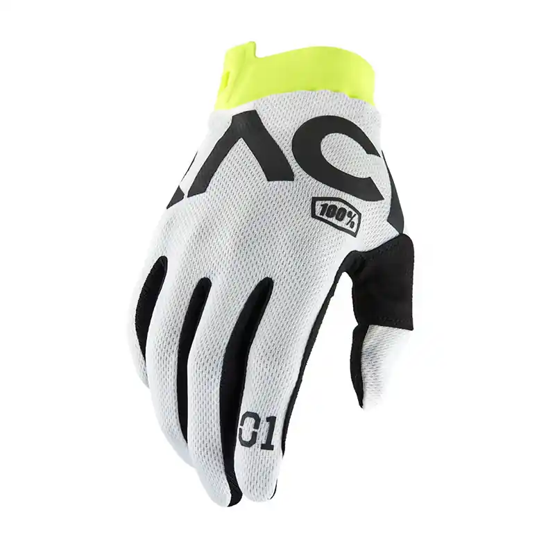 Guanti 100% iTrack Racr Base Model bianco- Occasione