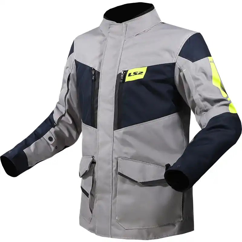 Affare Giacca LS2 Metropolis Evo titanio blu hv giallo-
