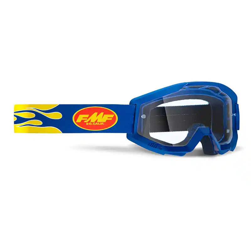 Reso Gratuito Maschera FMF Powercore Flame navy-