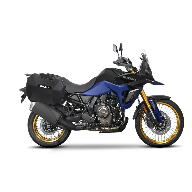 Spedito Oggi Set Borse Shad SH38X Carbon + 3P System Suzuki V-STROM 800 De 23-