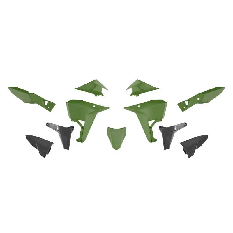 Racetech Kit Plastiche Kove 800 verde- Popolare