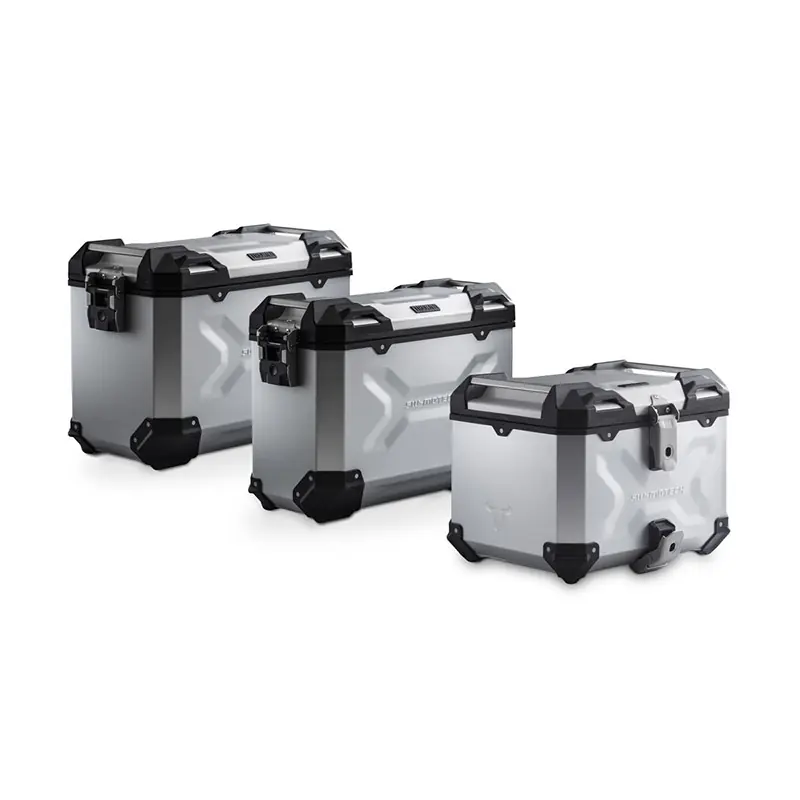 Set Sw Motech Trax ADV CF Moto 800 MT-X argento- Vendita Finale