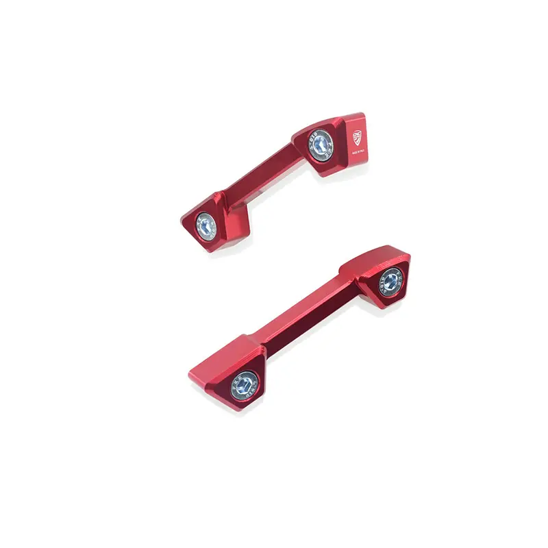 Piastre Copri-Fori Cnc Racing Ducati V2 2025 rosso- Economico