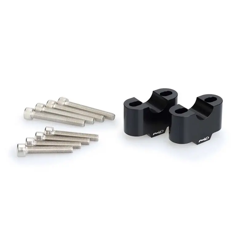 Riser Manubrio Puig 3672N 30mm nero- Spedizione Espresso