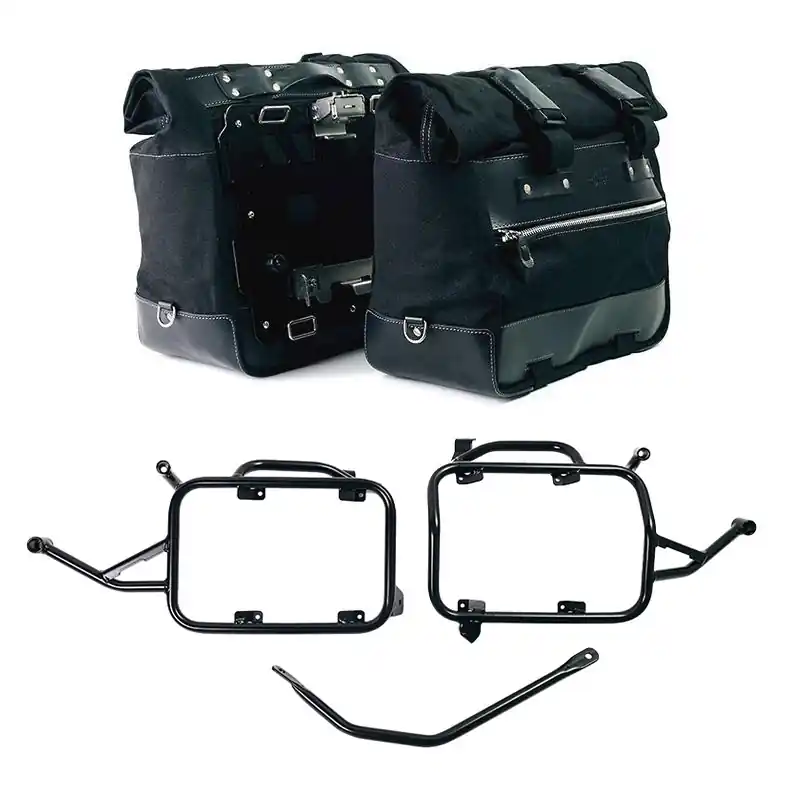 Borse Unit Garage Cult Canvas 40/50L F900 GS nero- Super Prezzo