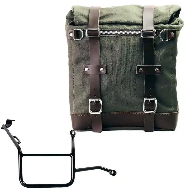 Kit Borsa Unit Garage Scram Canvas F900 GS verde- Consegna Rapida