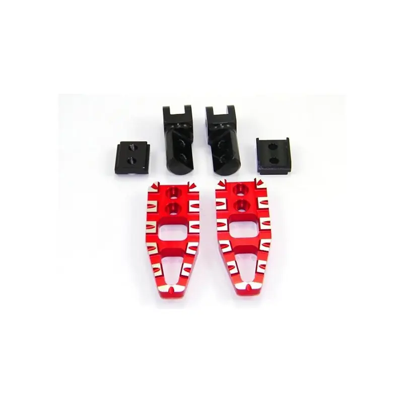 Scelto Dai Clienti Pedali Passeggero Dbk 05 MTSV4 rosso-