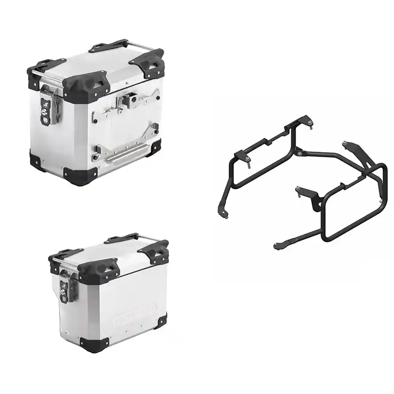 Più Venduto Kit Valigie MyTech Raid Pro 41-48 R1250 GS argento-
