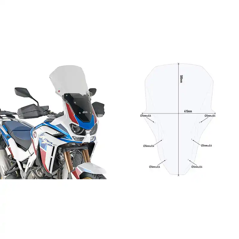 Cupolino Givi D1178ST trasparente- Promozione