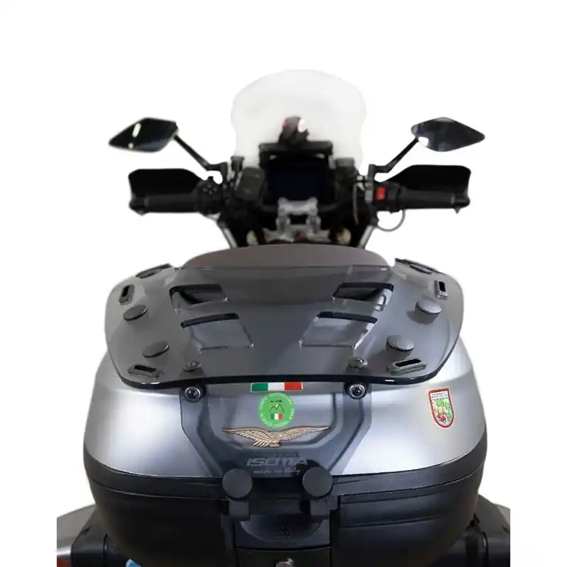 Spedizione Espresso Portapacchi Isotta Plexy Moto Guzzi V100 intermedio-