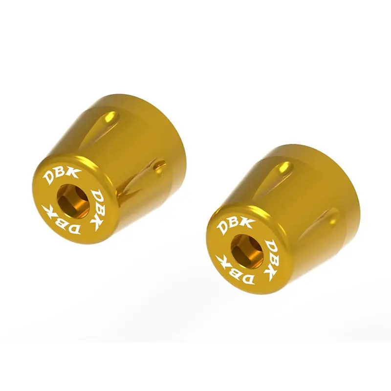 Vendita Finale Kit Tappi Manubrio DBK Moto Guzzi V100 oro-