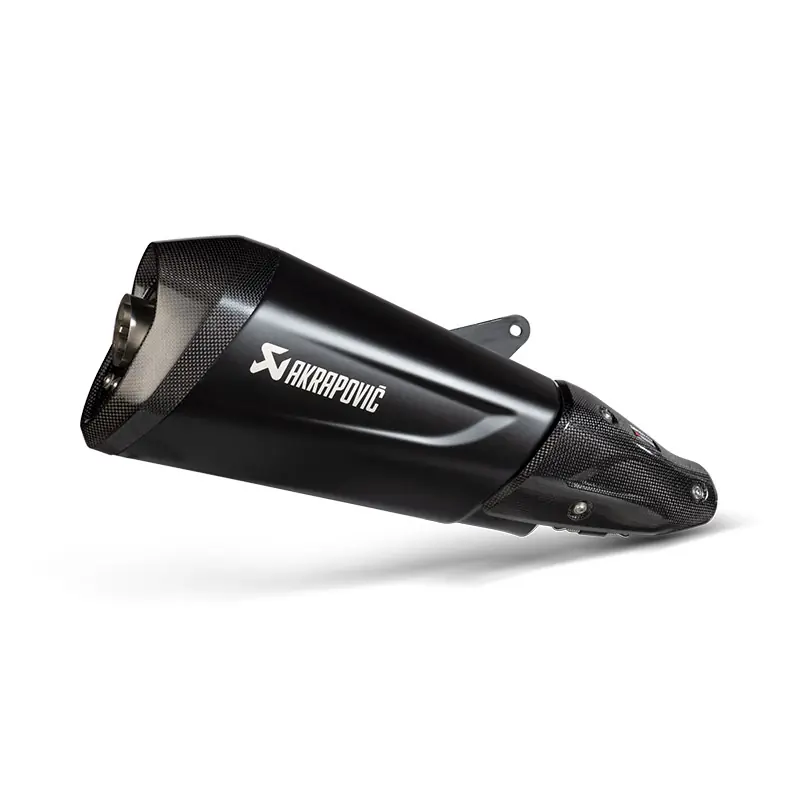 Spedizione Espresso Akrapovic Omologato nero Slip On Vespa GTS 300-