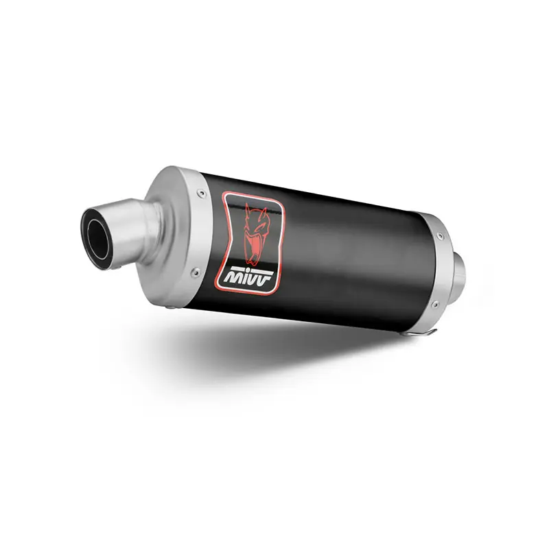 Mivv Dakar Nero Omologato Slip On V-Strom 1050- Prezzo Basso