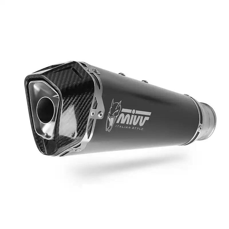 Acquista Ora Mivv Delta Race Nero Inox Slip On Vespa 300 2021-